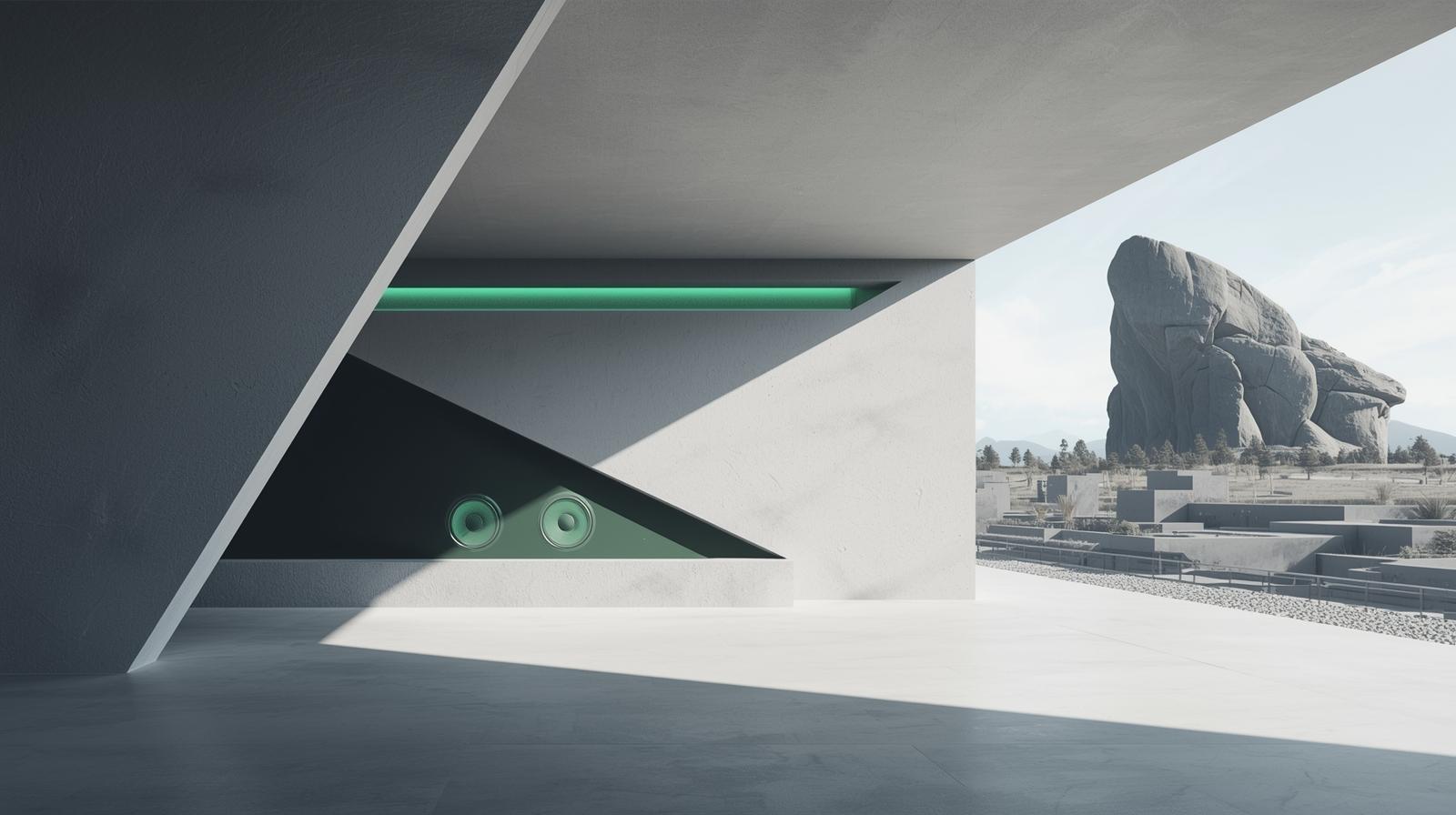 A minimalist and clean photography style, minimalist composition, ample negative space, soft, muted tones, uncluttered scene, with a focus on form and light. A vibrant and dynamic cinematic pho (1)